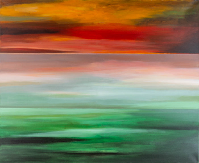 Leander, Red Sunset – charakteristisches Werk des Künstlers