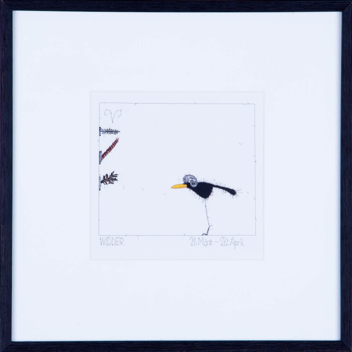 Sternzeichen Widder, Kunstdruck von Michael Ferner