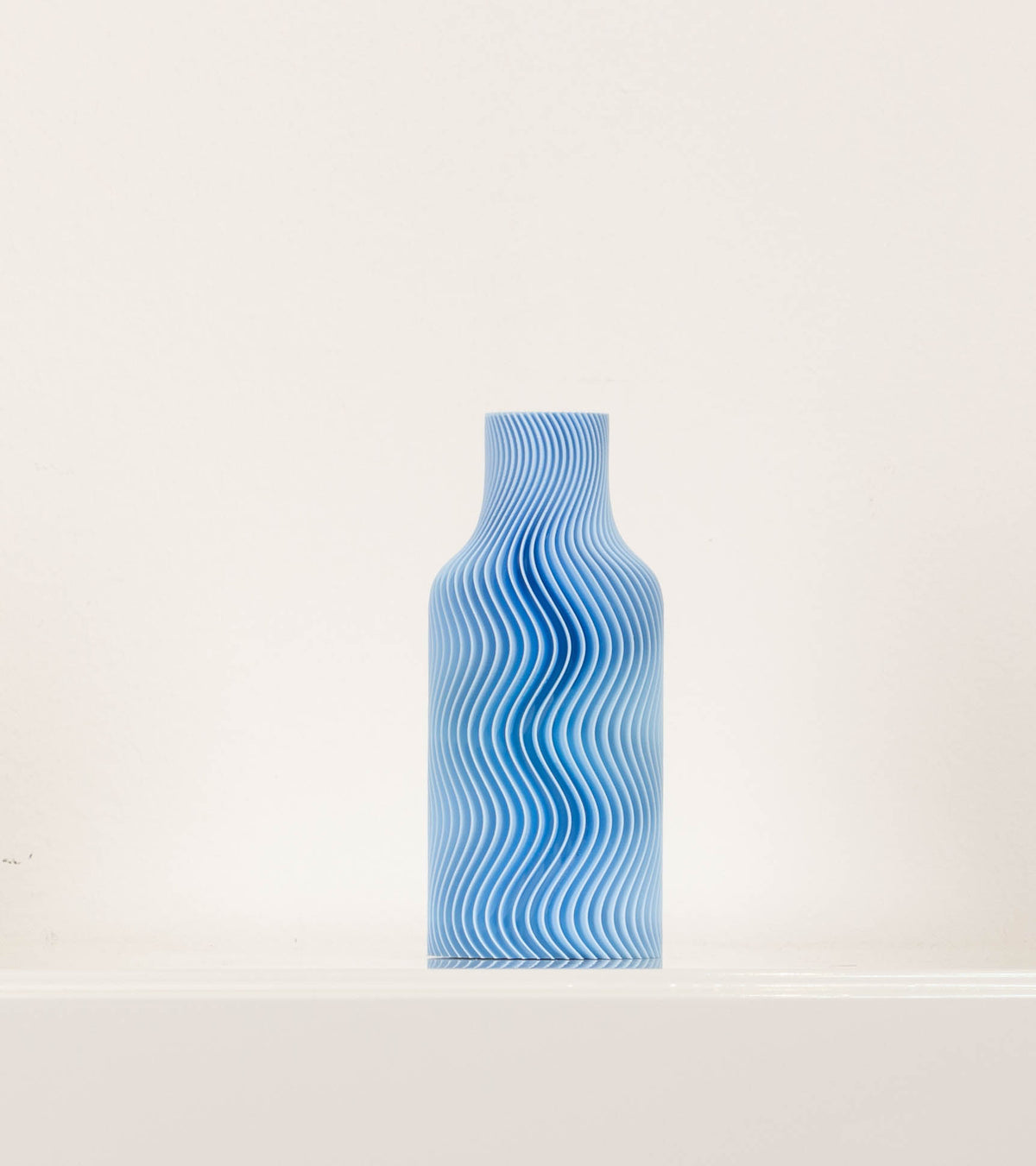 Vase Botella Blau