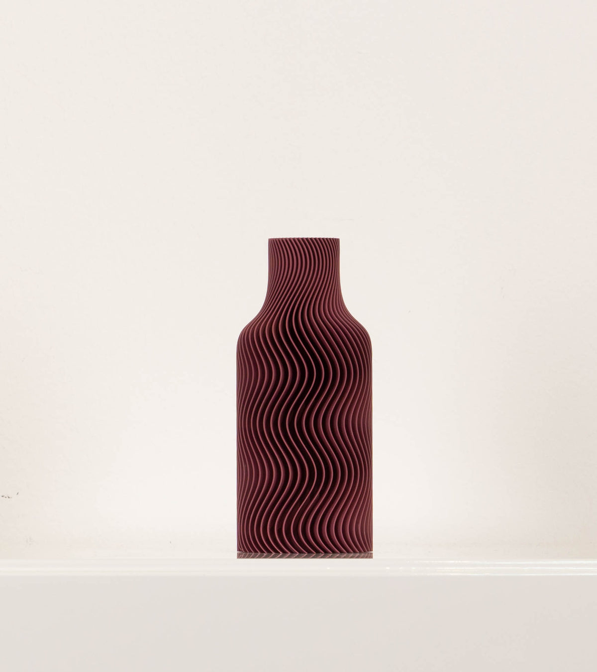 Vase Botella Burgundy