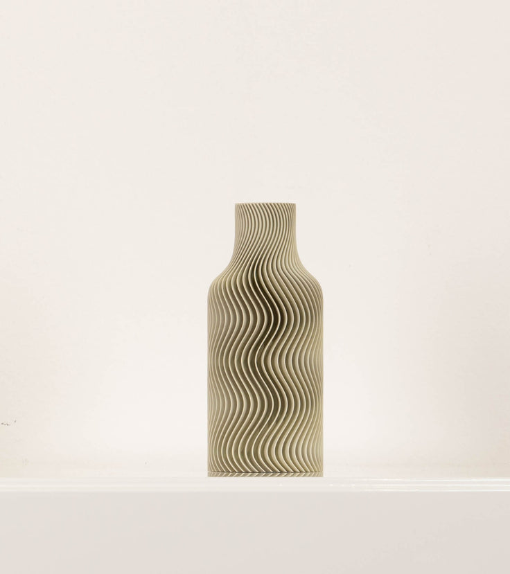 Vase Botella Khaki