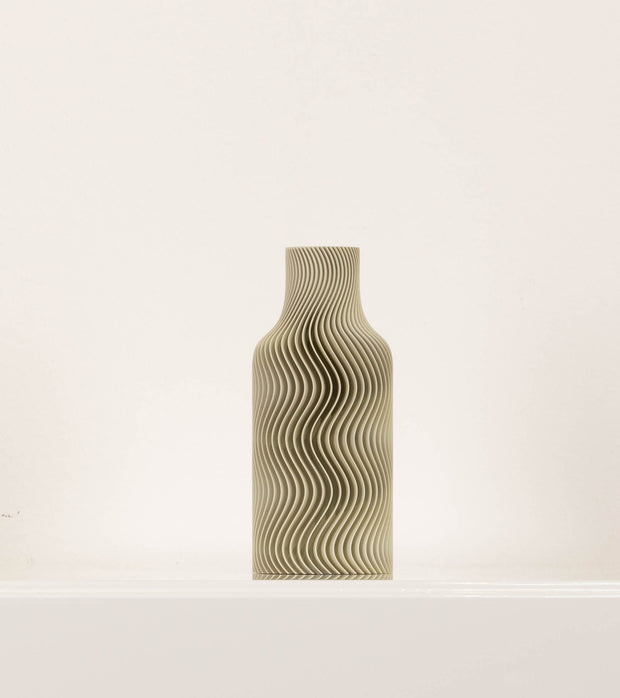 Vase Botella Khaki