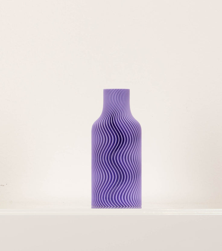 Vase Botella Lila