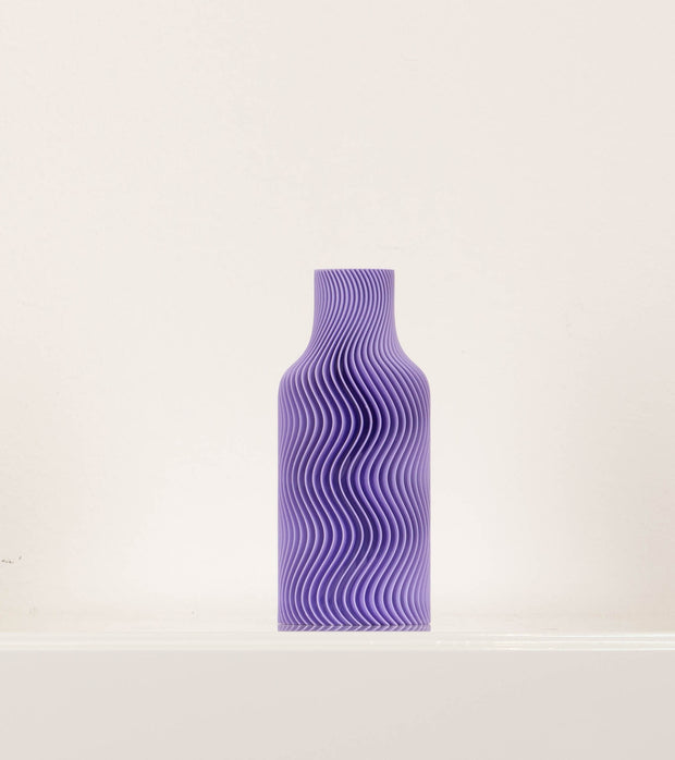 Vase Botella Lila