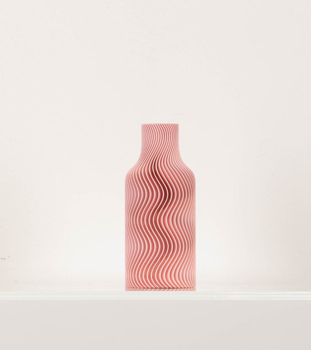 Vase Botella Rosa