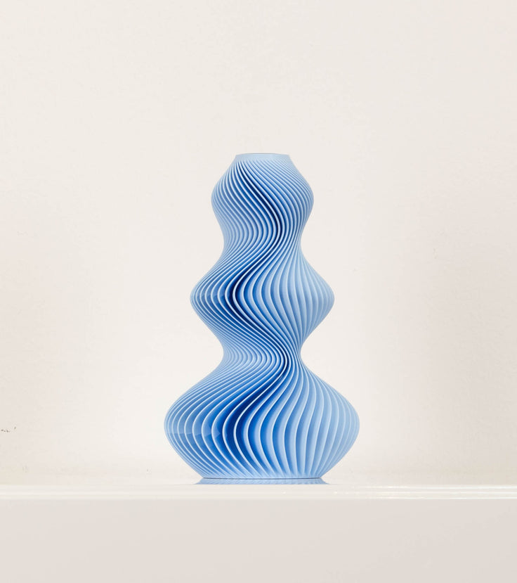Vase Fluido Blau