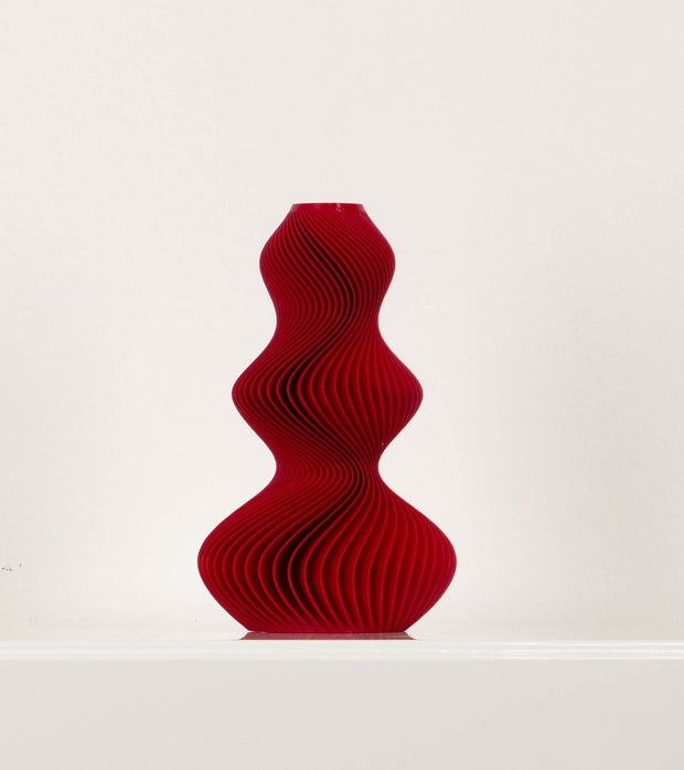 Vase Fluido Bordeaux