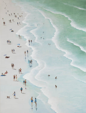IMAG’IN ART, Sur La Plage – Mixed Media, 75 × 100 cm