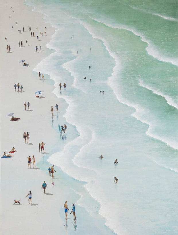 IMAG’IN ART, Sur La Plage – Mixed Media, 75 × 100 cm