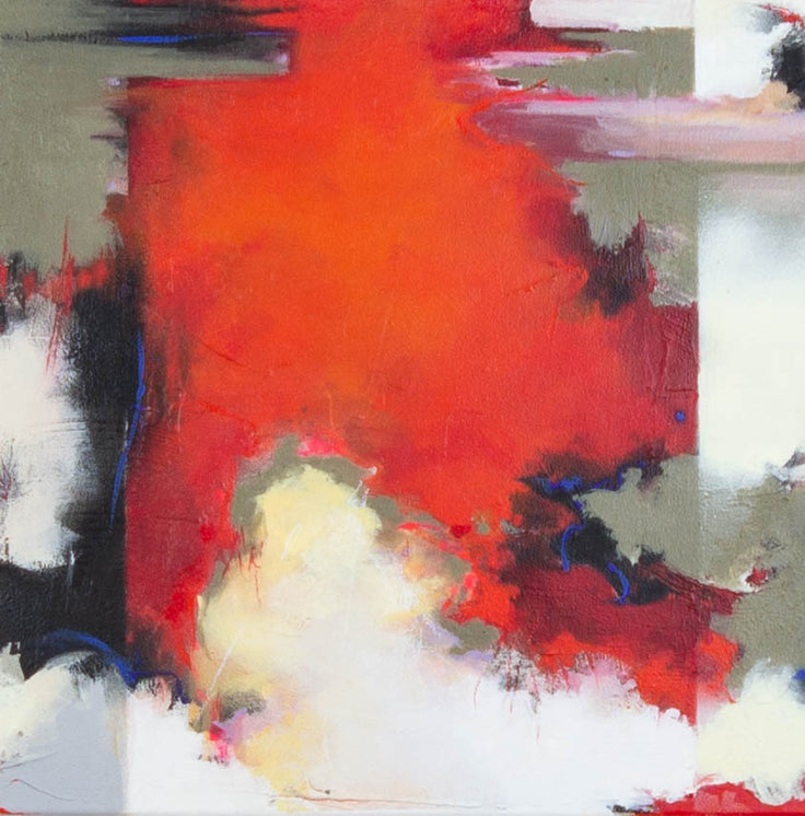 Katharina Lichtenscheidt, Horizonte #1523 – Acryl auf Leinwand, 50 × 50 cm