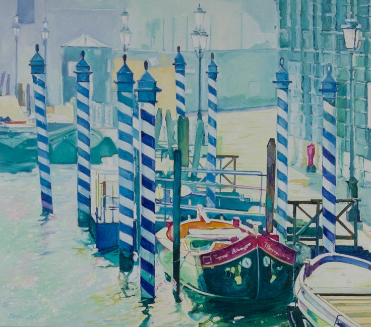 Kirsten Serowski, Luce de mattino – Öl auf Leinwand, 70 × 80 cm