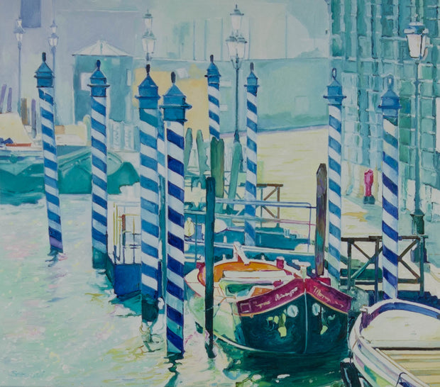 Kirsten Serowski, Luce de mattino – Öl auf Leinwand, 70 × 80 cm