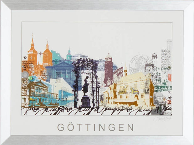 Leslie G. Hunt, Göttingen – handsignierter Fine-Art-Print, 40 × 30 cm, Stadtansicht
