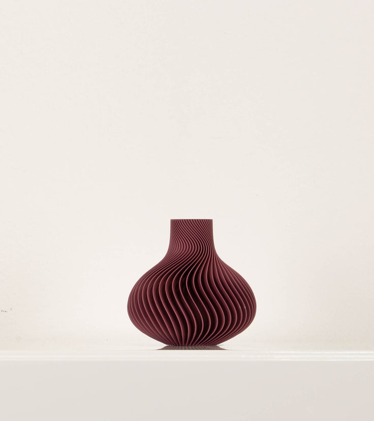 Vase Susurro Burgundy