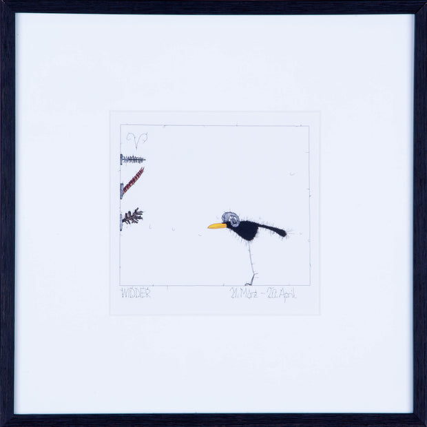 Sternzeichen Widder, Kunstdruck von Michael Ferner