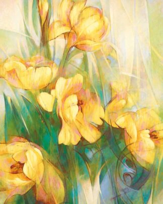 Gelbe Tulpen verblüht