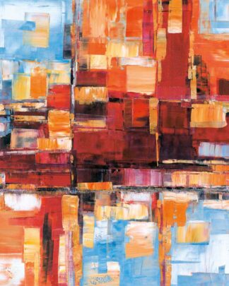 Gris, Orange, Rouge